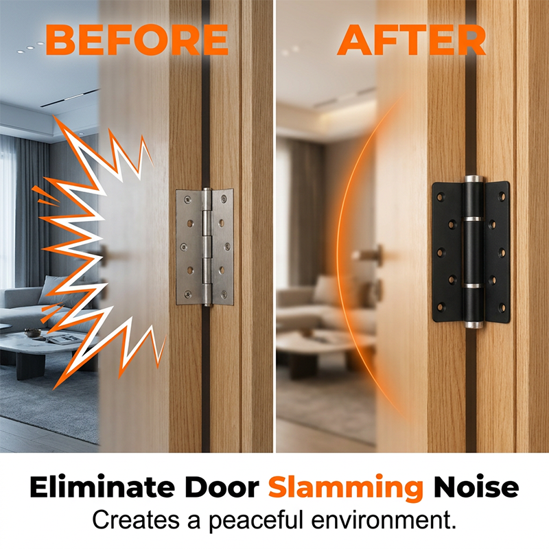 📢📢40% OFF !! ⏰Auto-Closing Hydraulic Invisible Door Hinge