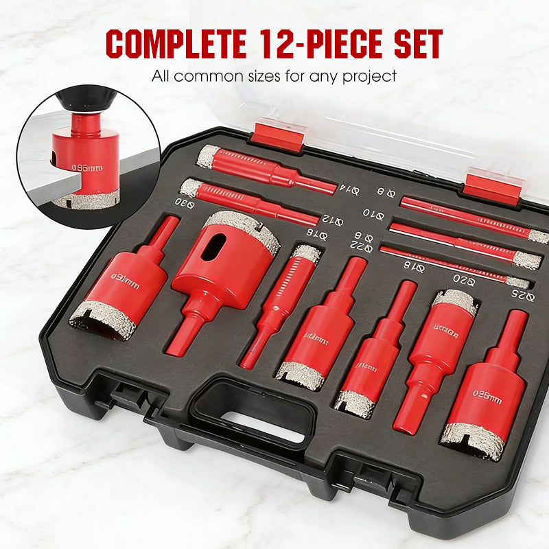 📢📢40% OFF !! ⏰Professional Dry Drilling Hole Saw Kit (6-35mm)