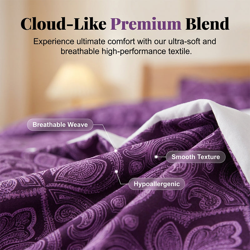 📢📢40% OFF !! ⏰Comfortable and Breathable Duvet Cover Set