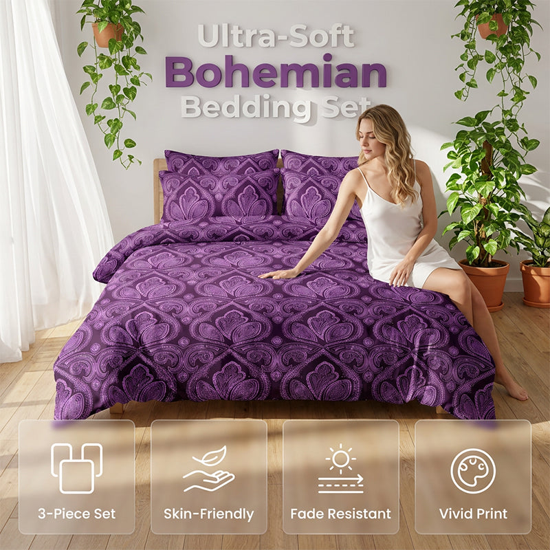 📢📢40% OFF !! ⏰Comfortable and Breathable Duvet Cover Set