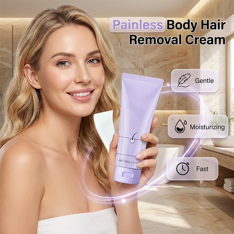 📢📢50% OFF !! ⏰Body Hair Removal Cream with Spatula Applicator