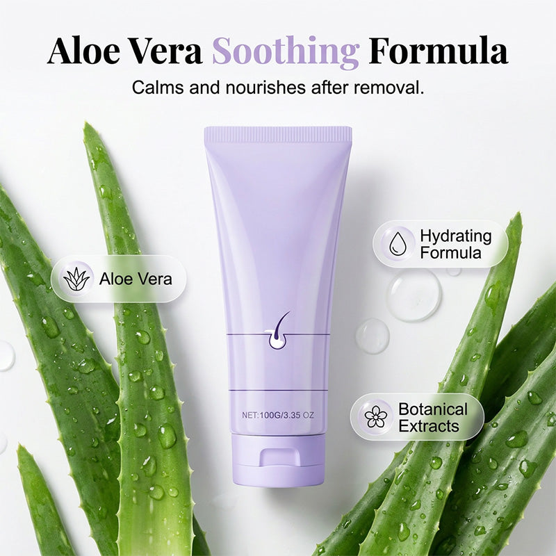 📢📢50% OFF !! ⏰Body Hair Removal Cream with Spatula Applicator