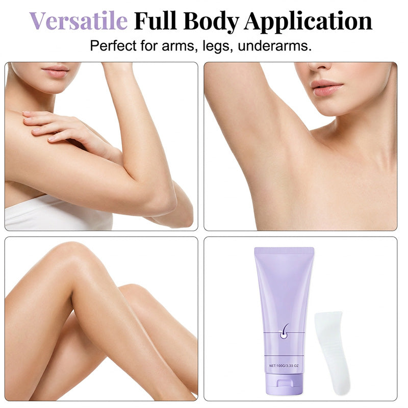 📢📢50% OFF !! ⏰Body Hair Removal Cream with Spatula Applicator