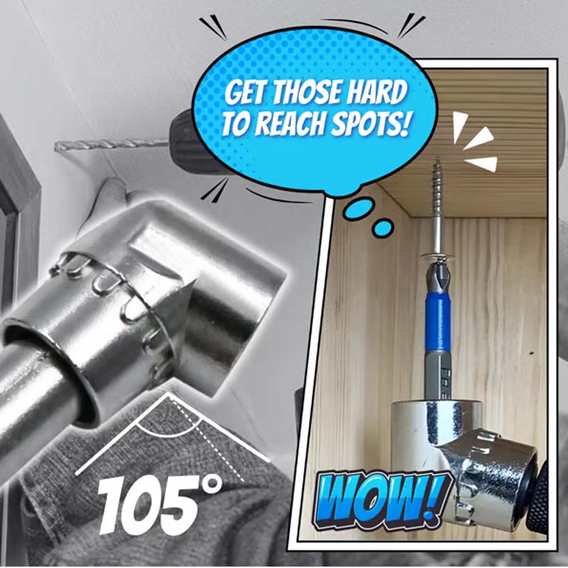 📢📢50% OFF !! ⏰105 Degree Right Angle Drill Adapter Set