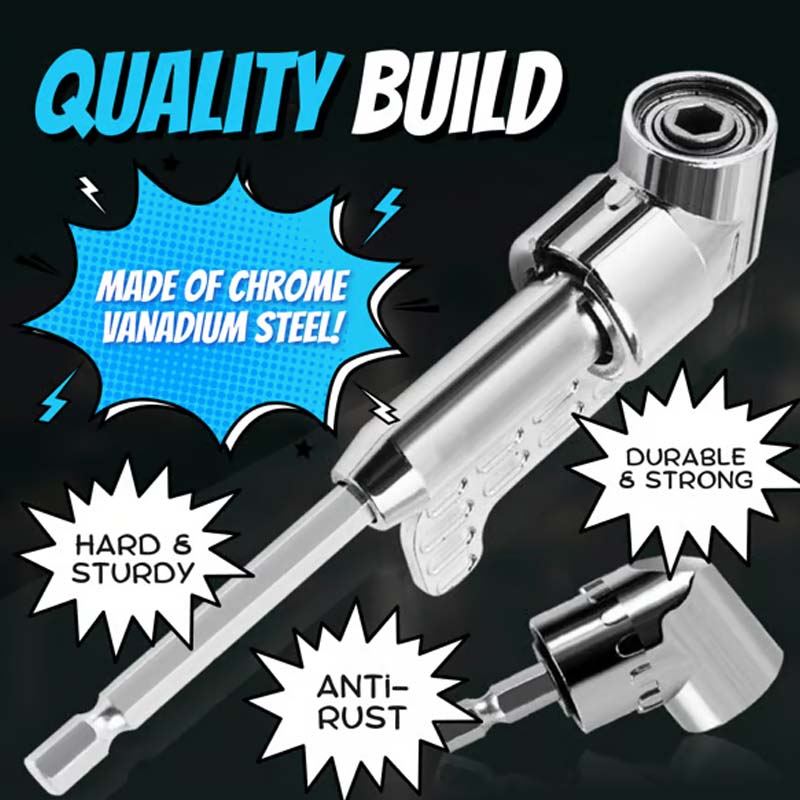 📢📢50% OFF !! ⏰105 Degree Right Angle Drill Adapter Set
