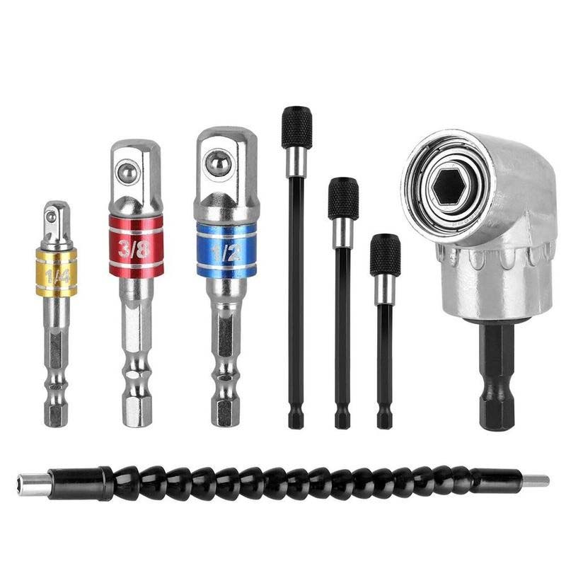📢📢50% OFF !! ⏰105 Degree Right Angle Drill Adapter Set