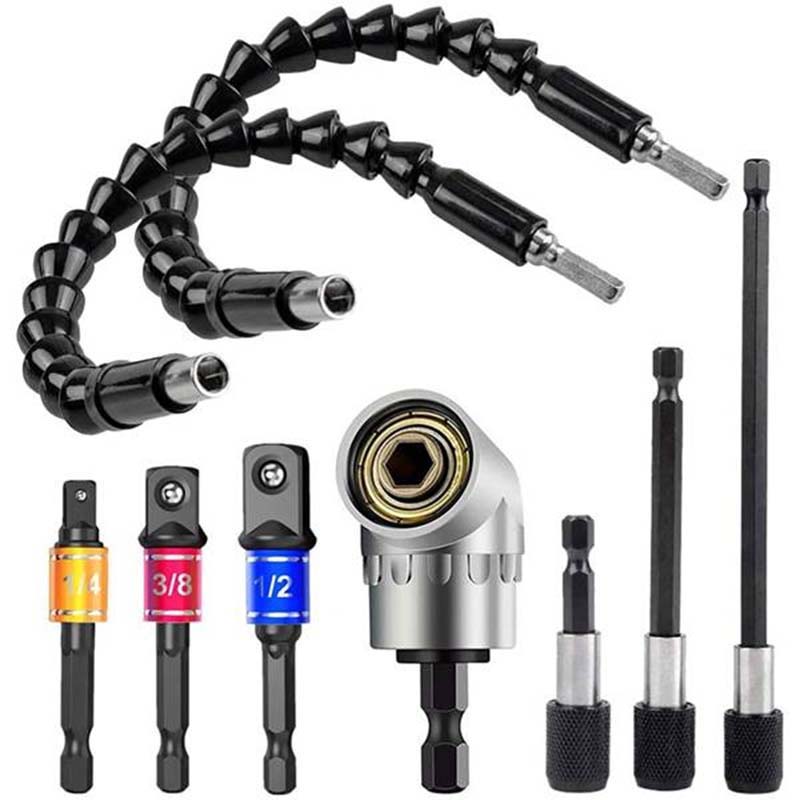 📢📢50% OFF !! ⏰105 Degree Right Angle Drill Adapter Set