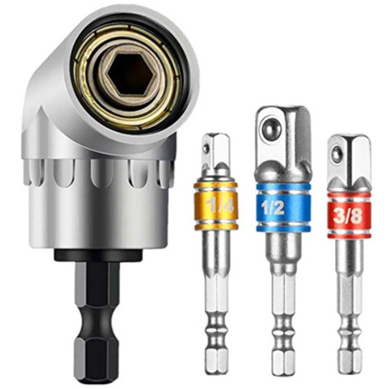 📢📢50% OFF !! ⏰105 Degree Right Angle Drill Adapter Set