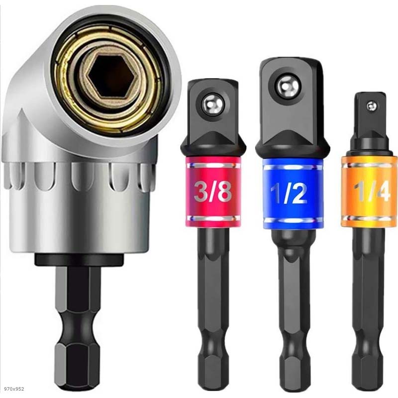 📢📢50% OFF !! ⏰105 Degree Right Angle Drill Adapter Set