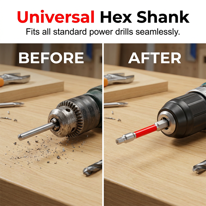 📢📢50% OFF !! & BUY 1 GET 1 FREE⏰Universal 1/4 Shank Pagoda Hex Bits