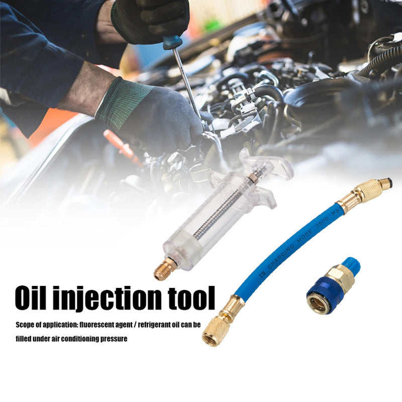 📢📢50% OFF !! ⏰Precision AC Oil Dye Injector