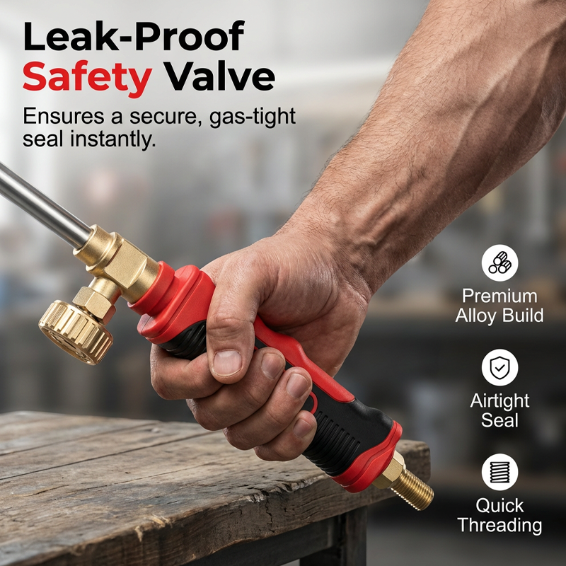 📢📢50% OFF !! ⏰High-Power Gas Torch with Adjustable Flame Control