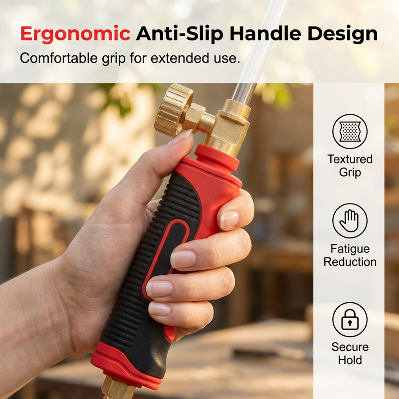 📢📢50% OFF !! ⏰High-Power Gas Torch with Adjustable Flame Control