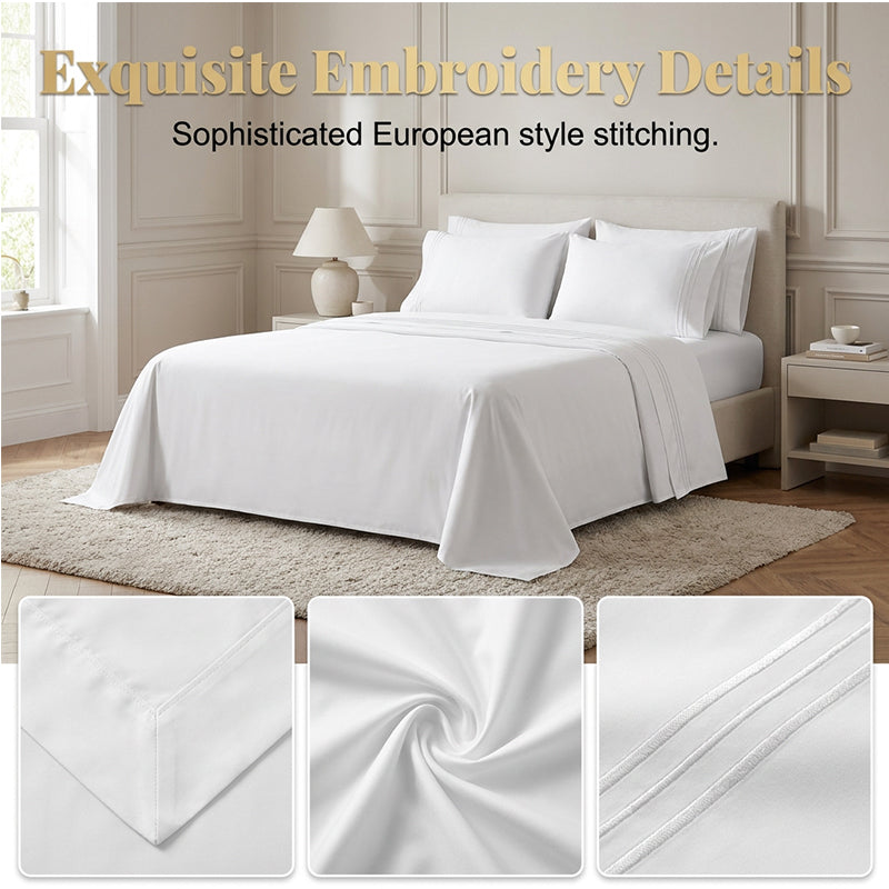 📢📢40% OFF !! ⏰Luxury Embroidered European Bedding Set