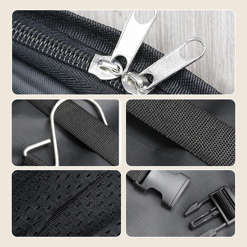 📢📢35% OFF !! ⏰Portable Foldable Triple Mesh Organizer Hanging Bag