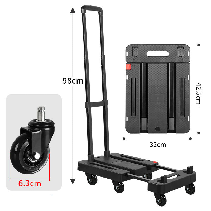 📢📢40% OFF !! ⏰Foldable Silent Hand Truck
