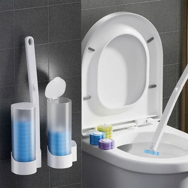 📢📢40% OFF !! ⏰Convenient Disposable Toilet Brush Cleaning Set