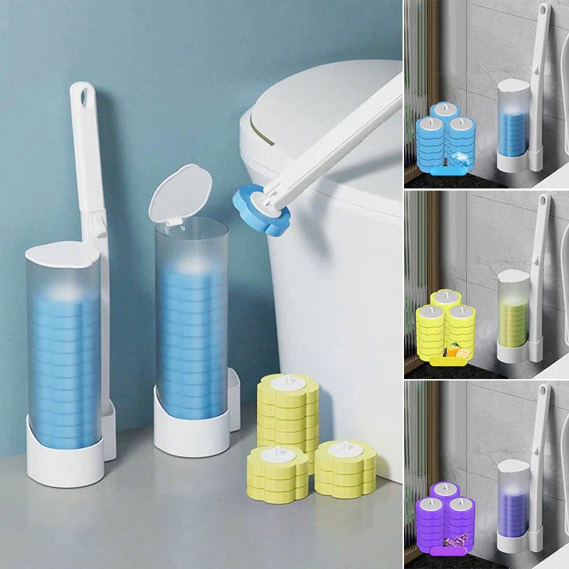 📢📢40% OFF !! ⏰Convenient Disposable Toilet Brush Cleaning Set