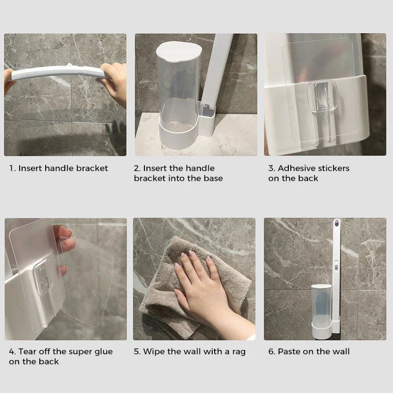📢📢40% OFF !! ⏰Convenient Disposable Toilet Brush Cleaning Set