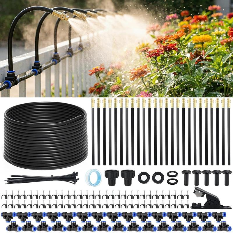 📢📢40% OFF !! ⏰Adjustable Misting Cooling System with Flexible Nozzles