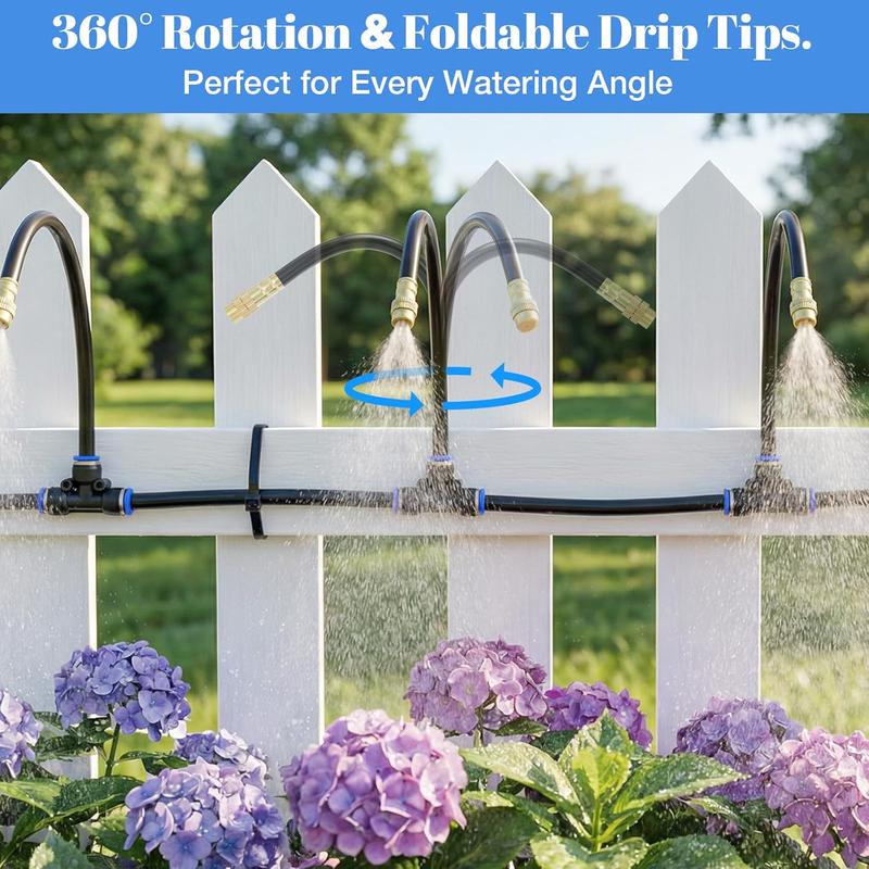 📢📢40% OFF !! ⏰Adjustable Misting Cooling System with Flexible Nozzles