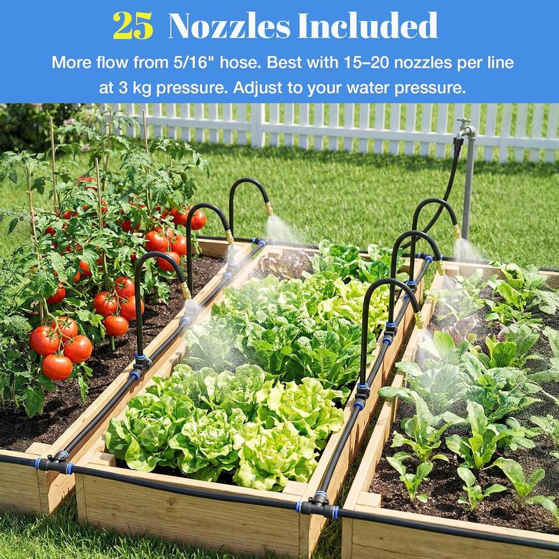 📢📢40% OFF !! ⏰Adjustable Misting Cooling System with Flexible Nozzles