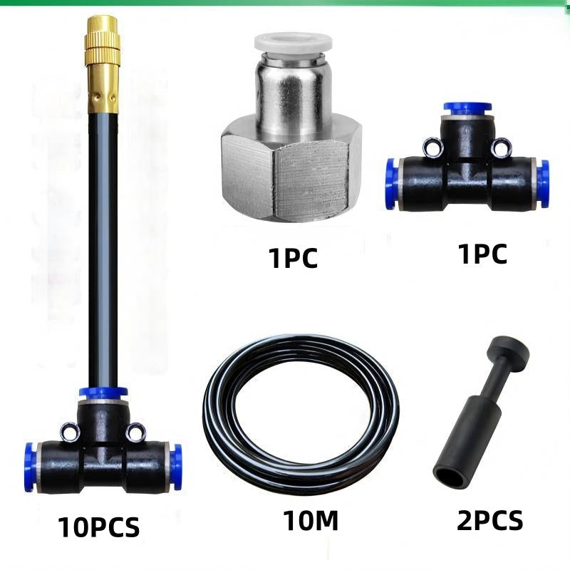 📢📢40% OFF !! ⏰Adjustable Misting Cooling System with Flexible Nozzles
