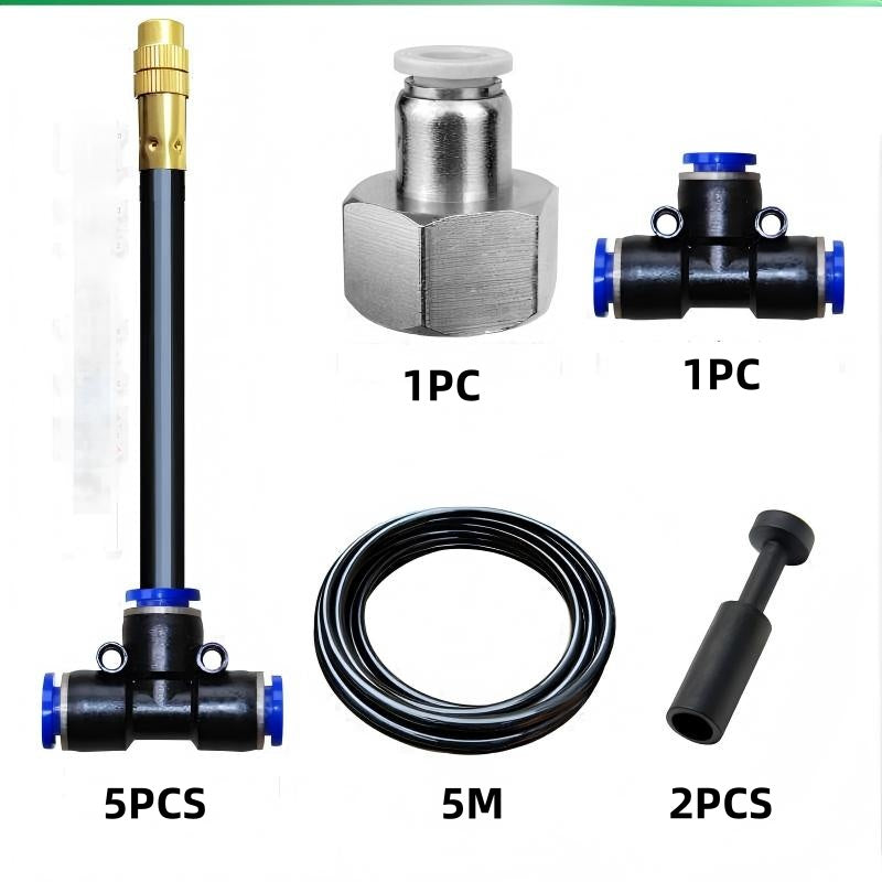 📢📢40% OFF !! ⏰Adjustable Misting Cooling System with Flexible Nozzles