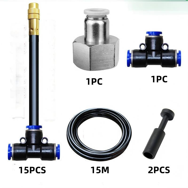 📢📢40% OFF !! ⏰Adjustable Misting Cooling System with Flexible Nozzles