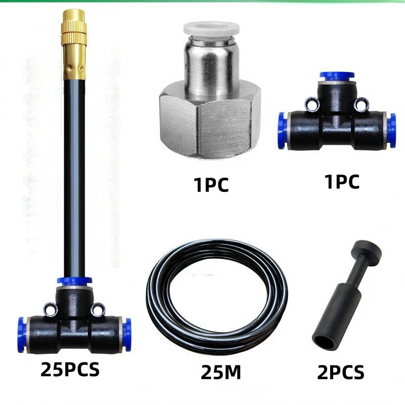 📢📢40% OFF !! ⏰Adjustable Misting Cooling System with Flexible Nozzles