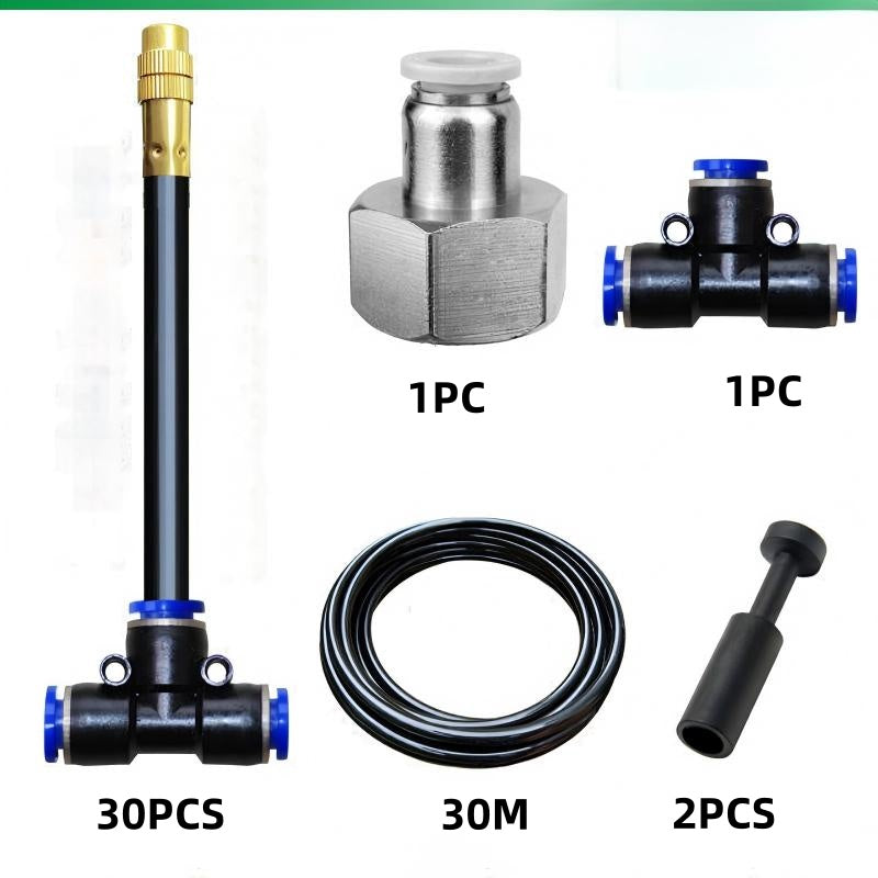 📢📢40% OFF !! ⏰Adjustable Misting Cooling System with Flexible Nozzles