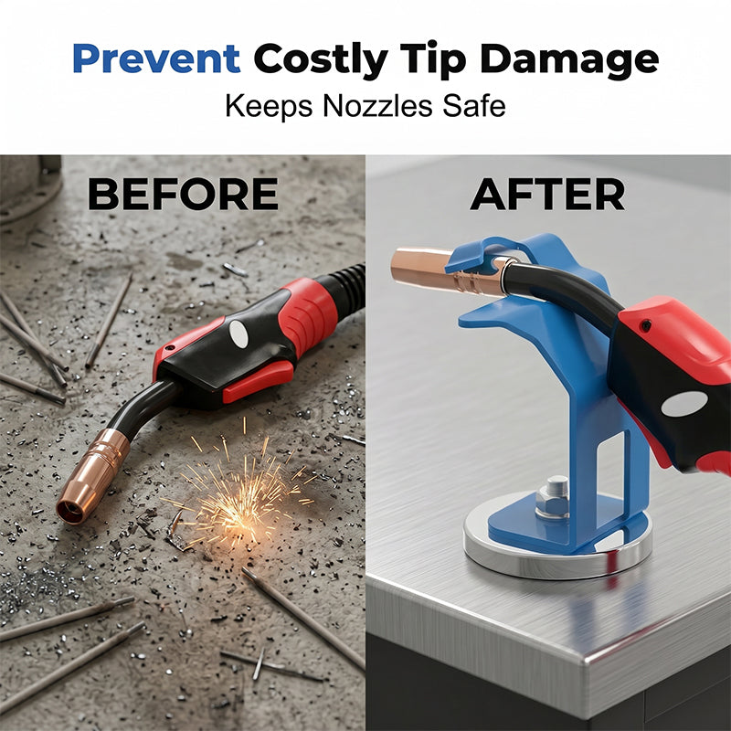 📢📢40% OFF !! ⏰Magnetic TIG MIG Welding Torch Holder Stand