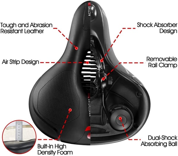 📢📢40% OFF !! ⏰Comfortable And Breathable Bicycle Saddle