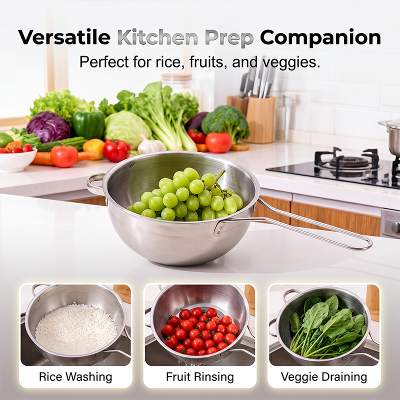 📢📢50% OFF !! ⏰Fine-Drain Rice Washing Bowl
