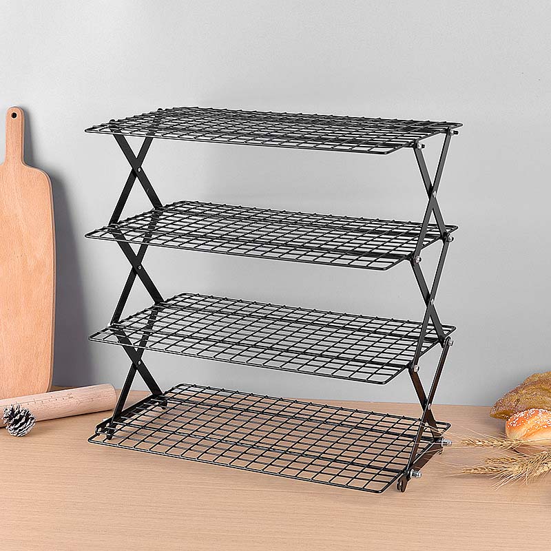 📢📢40% OFF !! ⏰3/4-Tier Collapsible Cooling Rack for Baking