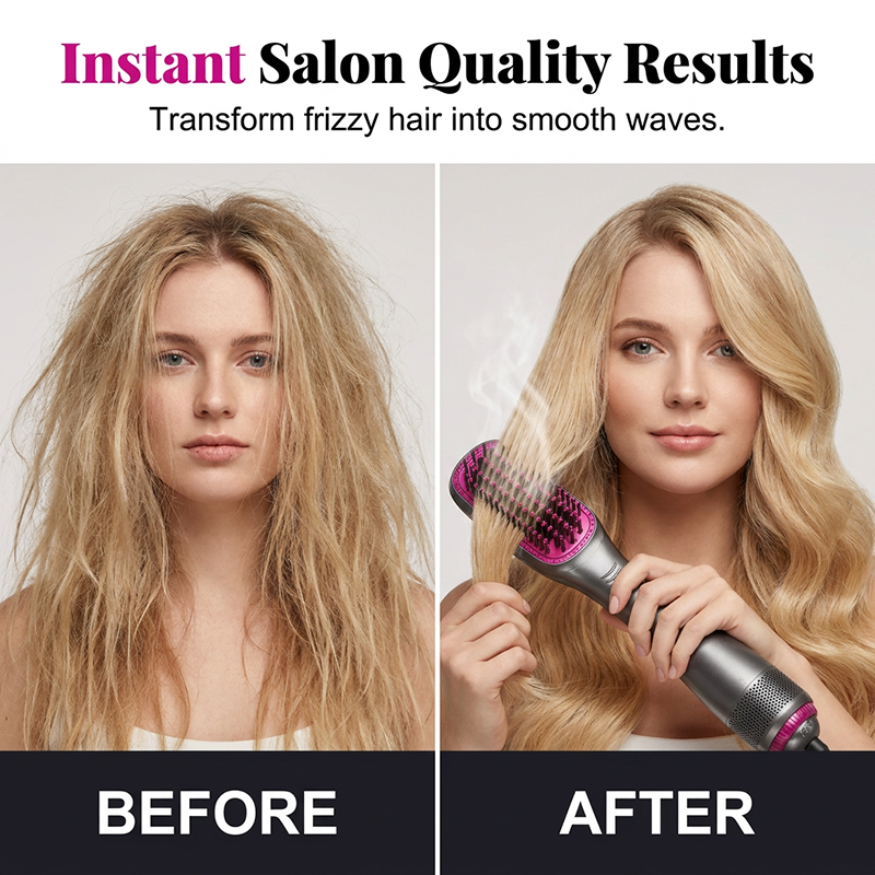 📢📢40% OFF !! ⏰Professional 3-in-1 Hot Air Brush