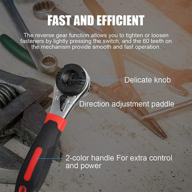 📢📢40% OFF !! ⏰Adjustable Ratchet Wrench