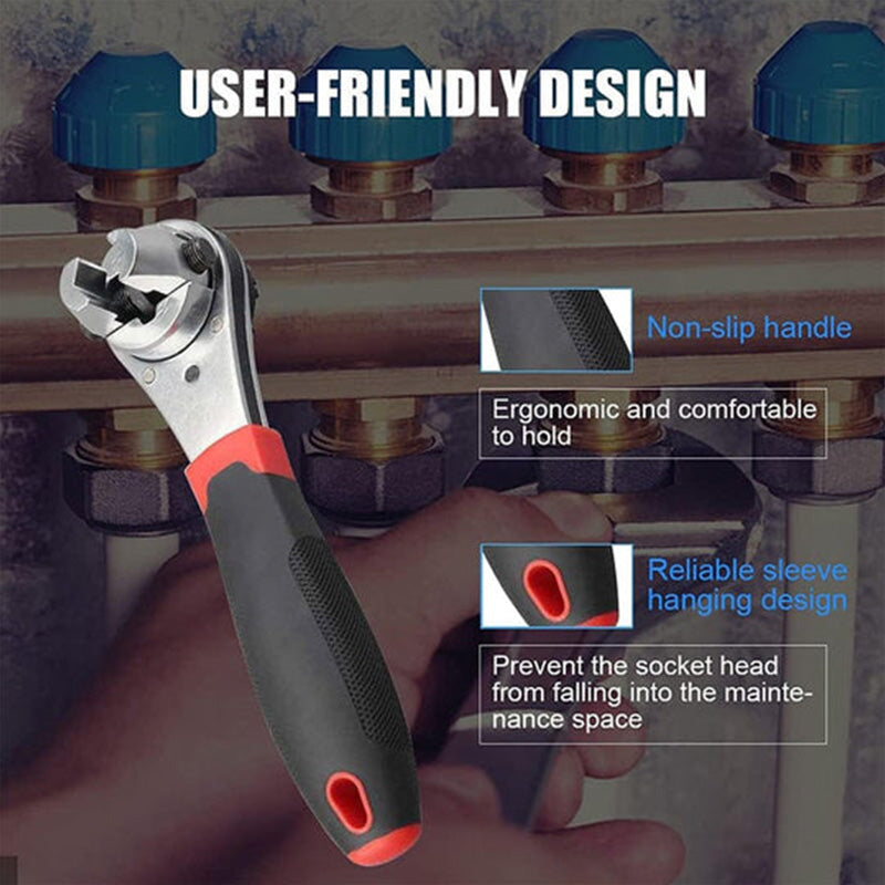 📢📢40% OFF !! ⏰Adjustable Ratchet Wrench
