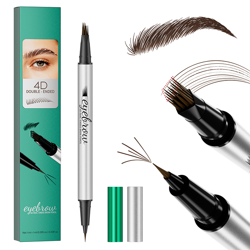 📢📢50% OFF !! & BUY 1 GET 1 FREE⏰Double-Ended Liquid Eyebrow Pen