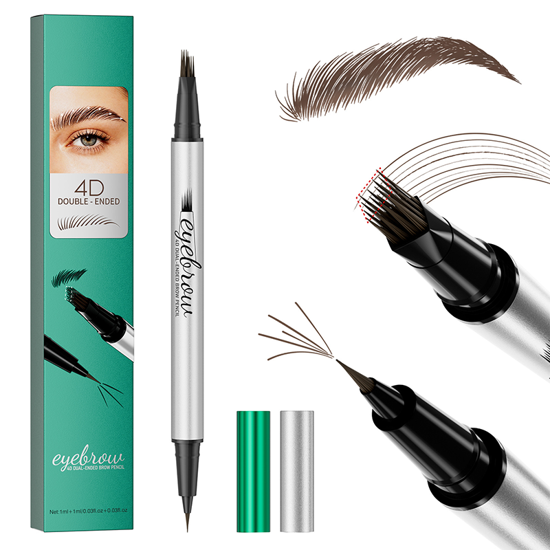 📢📢50% OFF !! & BUY 1 GET 1 FREE⏰Double-Ended Liquid Eyebrow Pen