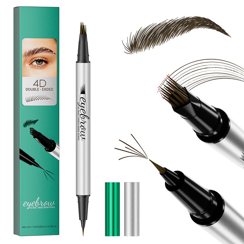 📢📢50% OFF !! & BUY 1 GET 1 FREE⏰Double-Ended Liquid Eyebrow Pen