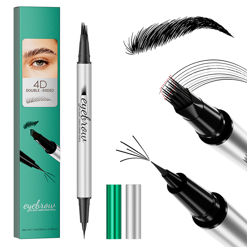 📢📢50% OFF !! & BUY 1 GET 1 FREE⏰Double-Ended Liquid Eyebrow Pen