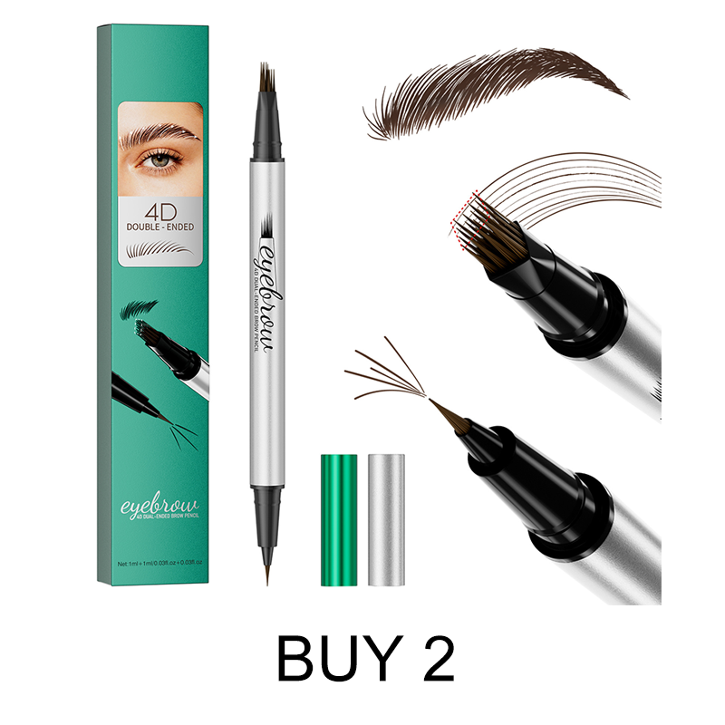 📢📢50% OFF !! & BUY 1 GET 1 FREE⏰Double-Ended Liquid Eyebrow Pen