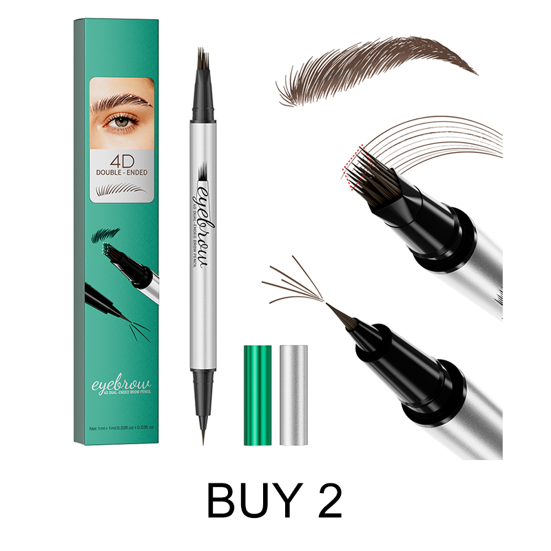 📢📢50% OFF !! & BUY 1 GET 1 FREE⏰Double-Ended Liquid Eyebrow Pen