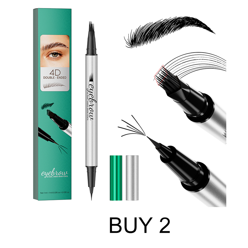📢📢50% OFF !! & BUY 1 GET 1 FREE⏰Double-Ended Liquid Eyebrow Pen