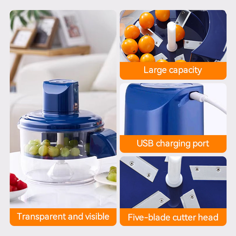 📢📢50% OFF !! ⏰Transparent Electric Fruit and Vegetable Peeler
