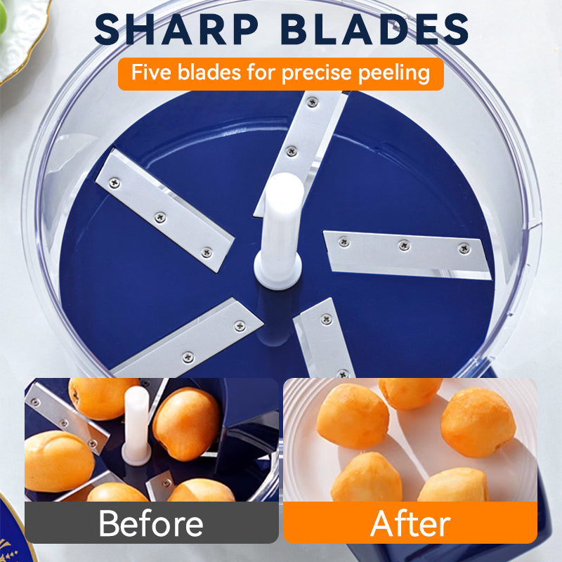 📢📢50% OFF !! ⏰Transparent Electric Fruit and Vegetable Peeler