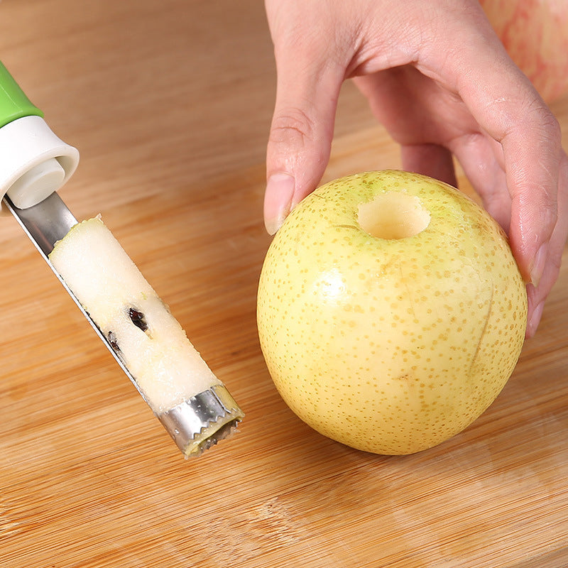 📢📢50% OFF !! ⏰Stainless Steel Fruit Corer & Peeler 2 in 1