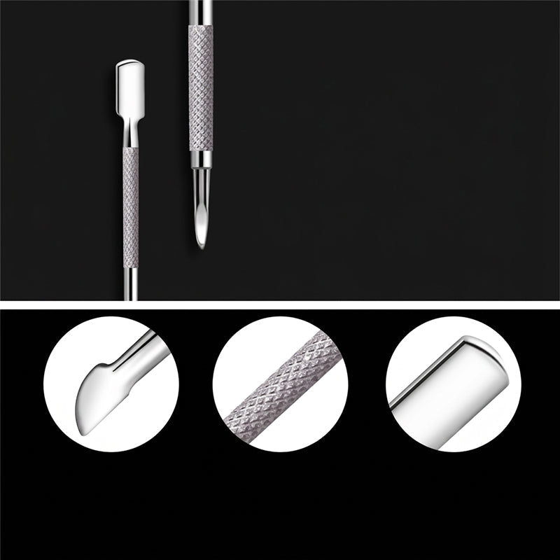 📢📢50% OFF !! ⏰3-Piece Stainless Steel Cuticle Care Tool Set