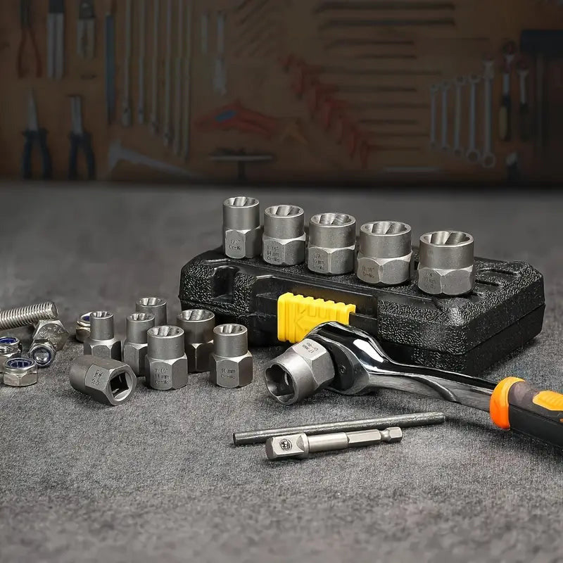 📢📢40% OFF !! ⏰Damaged Screw and Bolt Extractor Set